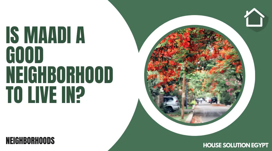 IS MAADI A GOOD NEIGHBORHOOD TO LIVE IN? - #233 - article image