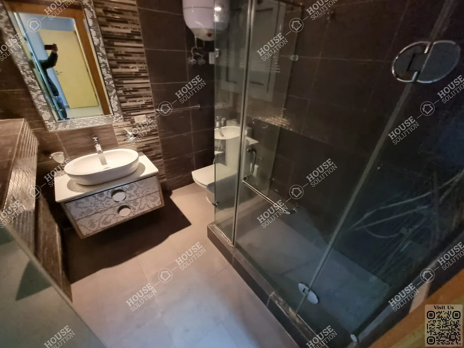 MASTER BATHROOM  @ Apartments For Rent In Maadi Maadi Sarayat Area: 180 m² consists of 3 Bedrooms 3 Bathrooms Modern furnished 5 stars #2503-2