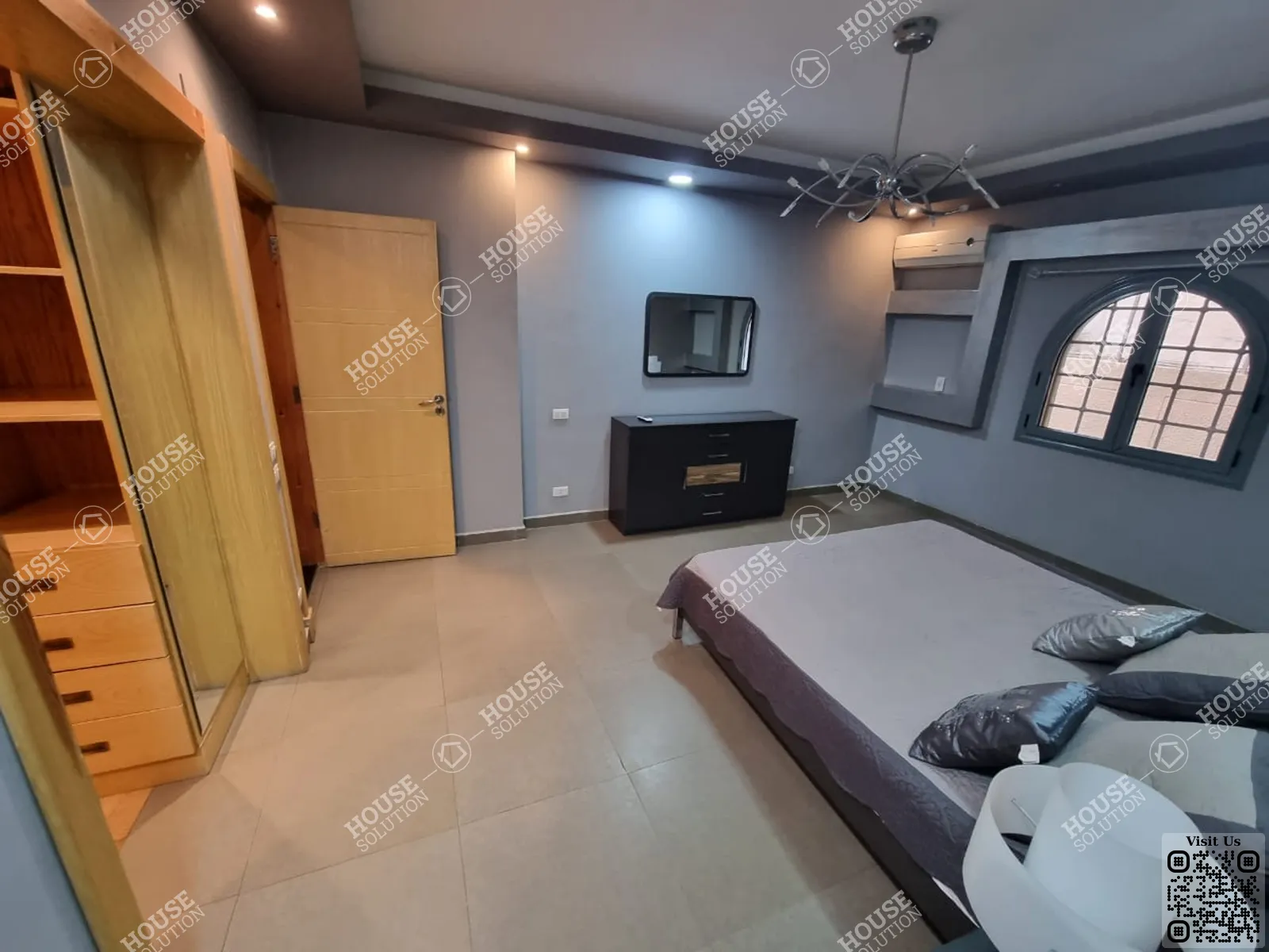 MASTER BEDROOM  @ Apartments For Rent In Maadi Maadi Sarayat Area: 180 m² consists of 3 Bedrooms 3 Bathrooms Modern furnished 5 stars #2503-1