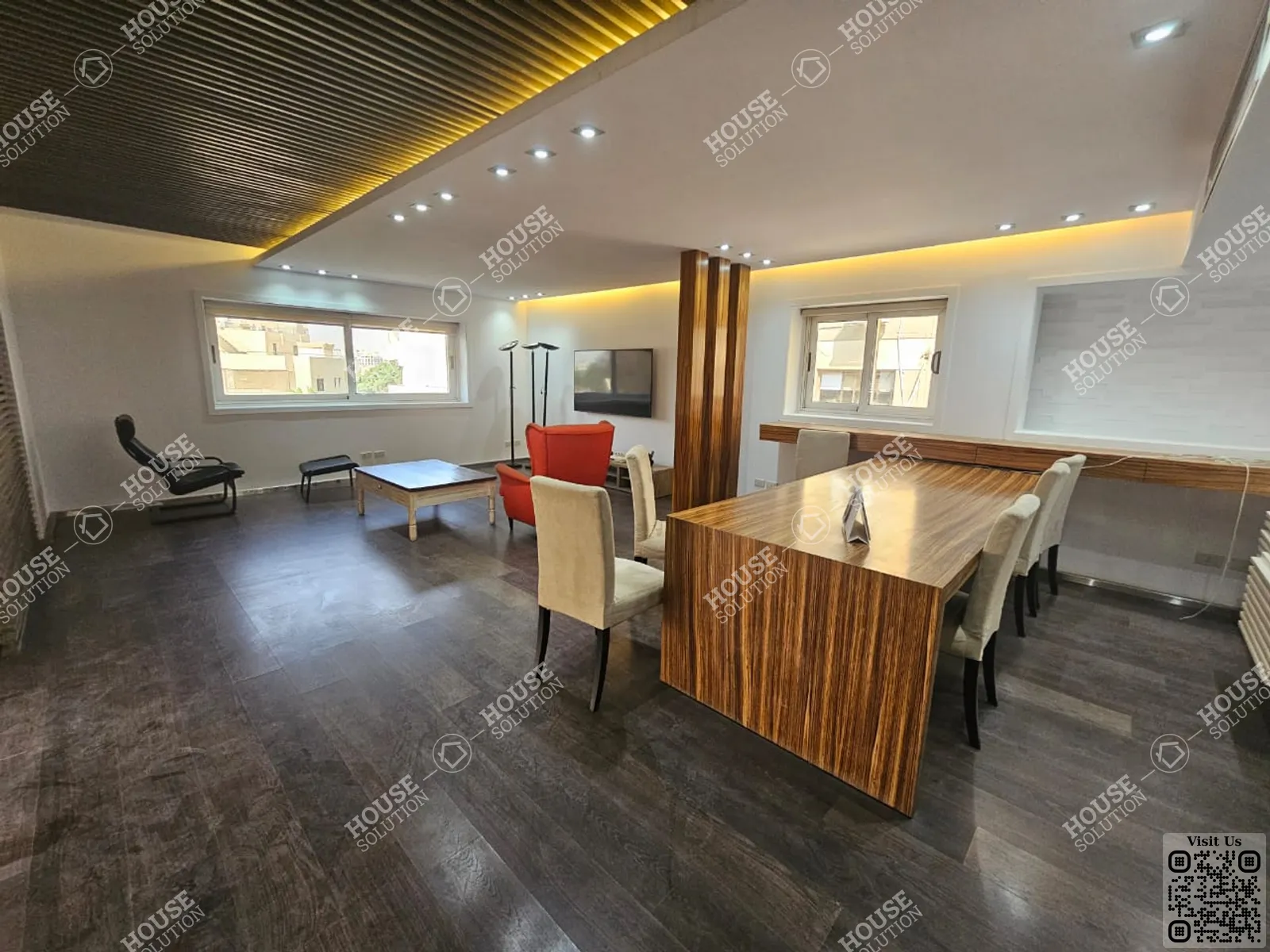 RECEPTION  @ Apartments For Rent In Maadi Maadi Degla Area: 350 m² consists of 4 Bedrooms 5 Bathrooms Modern furnished 5 stars #2504-0