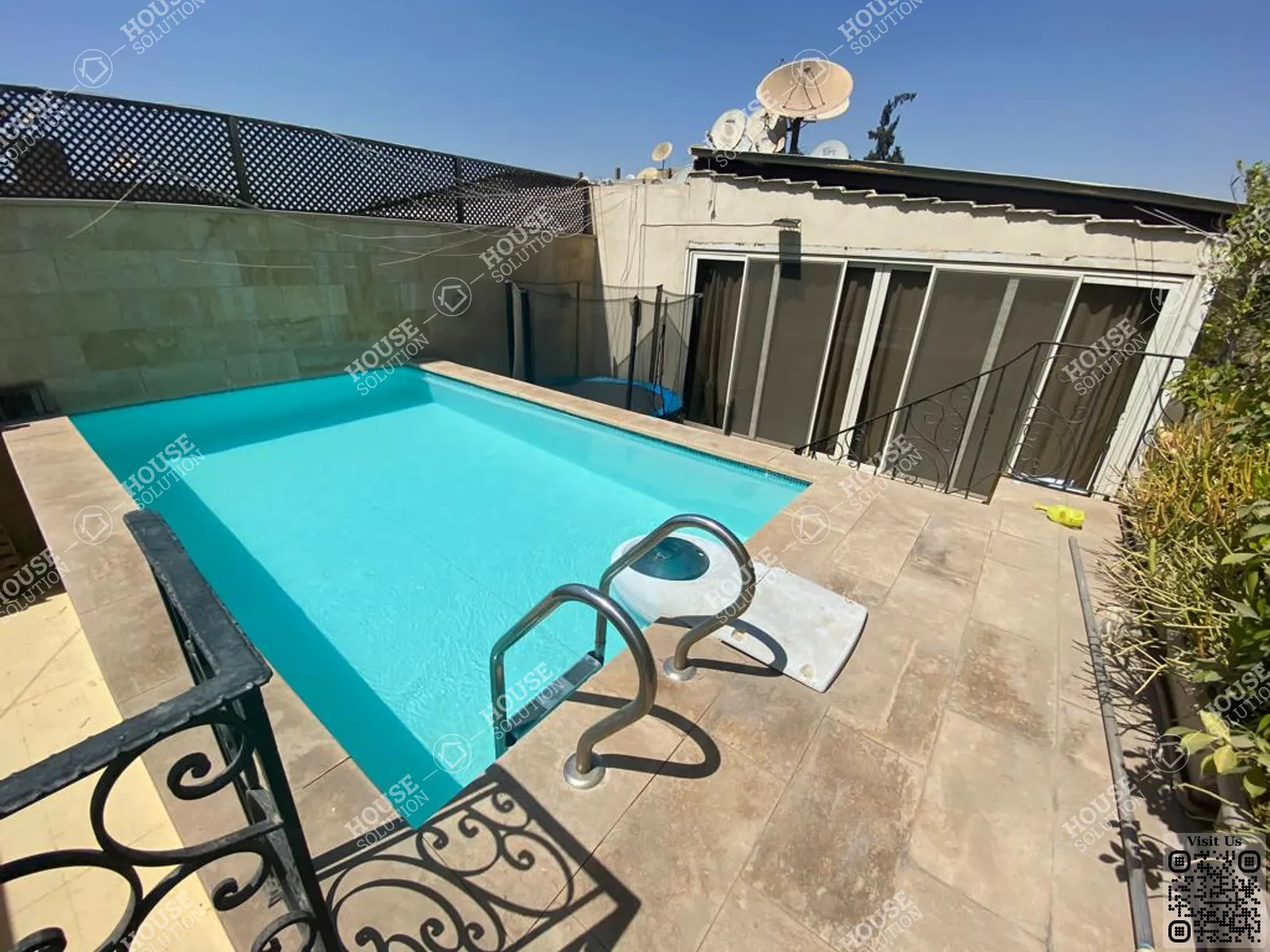 PRIVATE SWIMMING POOL  @ Penthouses For Rent In Maadi Maadi Sarayat Area: 400 m² consists of 4 Bedrooms 5 Bathrooms Semi furnished 5 stars #2534-0
