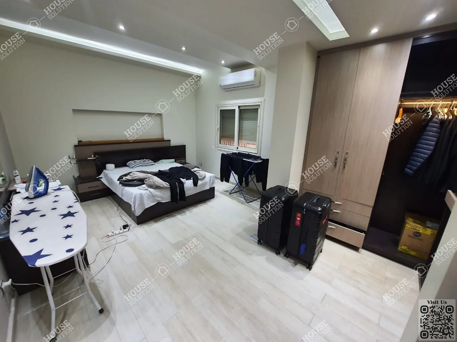 MASTER BEDROOM  @ Studios For Rent In Maadi Maadi Sarayat Area: 80 m² consists of 1 Bedrooms 2 Bathrooms Modern furnished 5 stars #2544-2