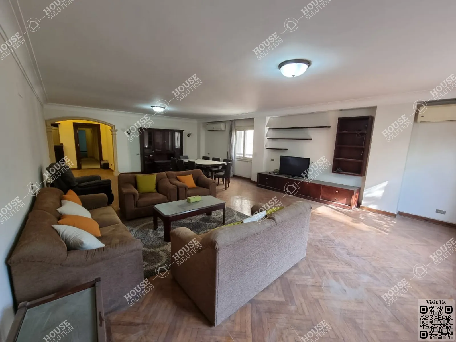 RECEPTION  @ Apartments For Rent In Maadi Maadi Sarayat Area: 200 m² consists of 3 Bedrooms 2 Bathrooms Furnished 5 stars #2546-0