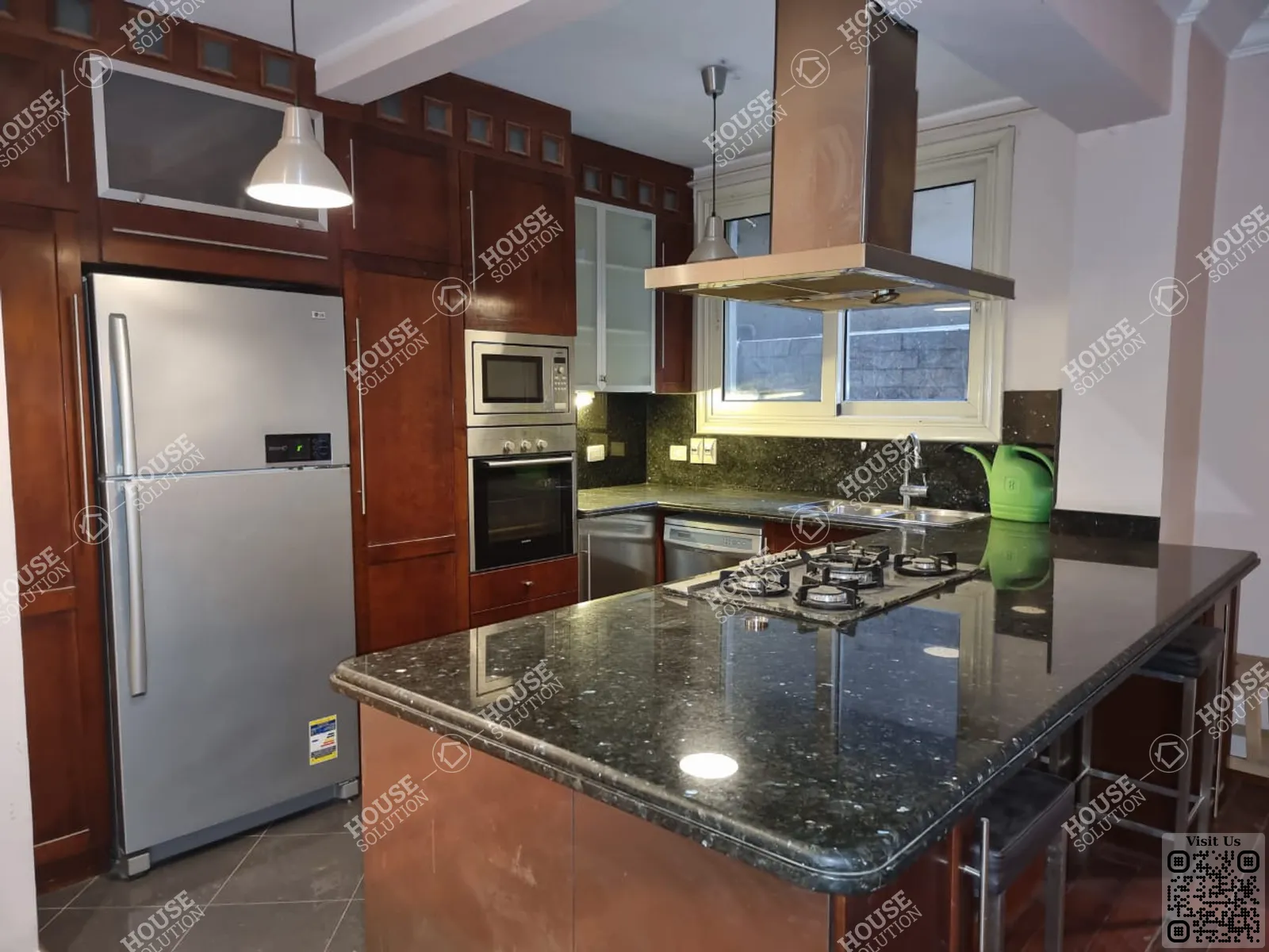 KITCHEN  @ Studios For Rent In Maadi Maadi Sarayat Area: 120 m² consists of 1 Bedrooms 2 Bathrooms Modern furnished 5 stars #2548-1