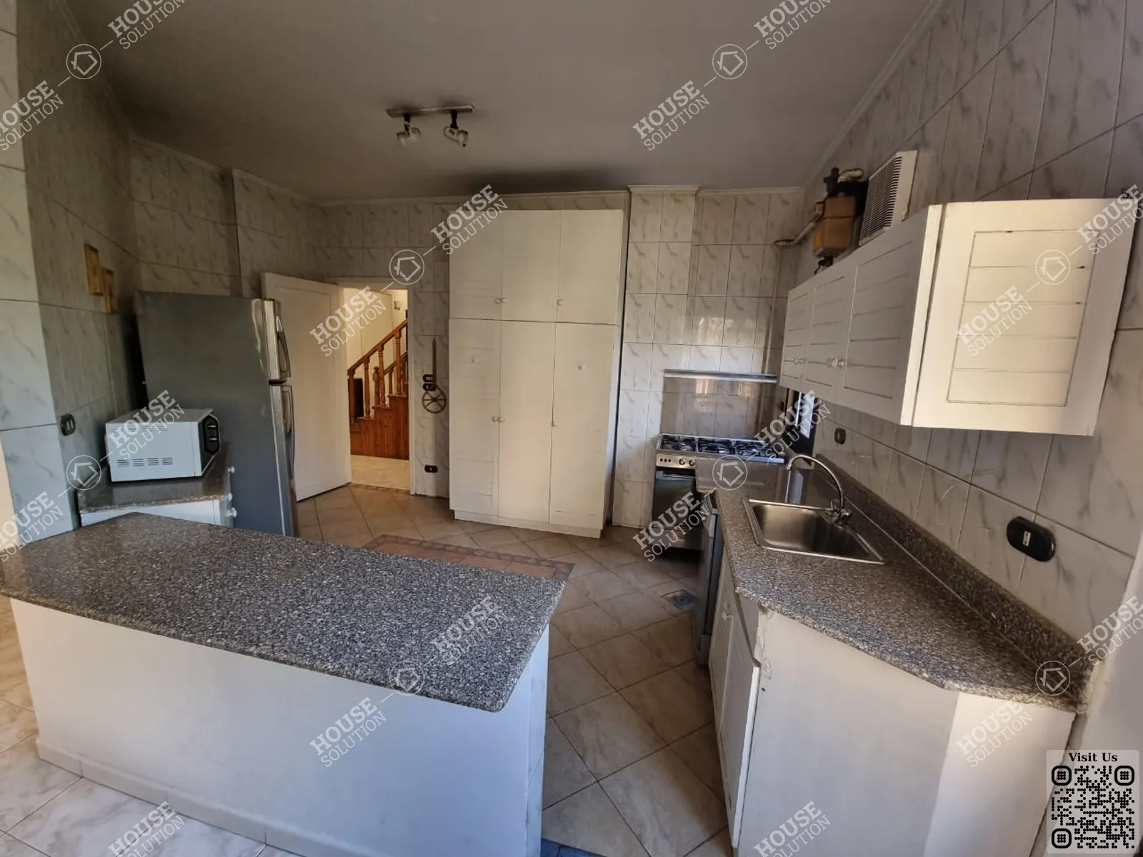 KITCHEN  @ Duplexes For Rent In Maadi Maadi Degla Area: 200 m² consists of 3 Bedrooms 3 Bathrooms Furnished 5 stars #2566-2