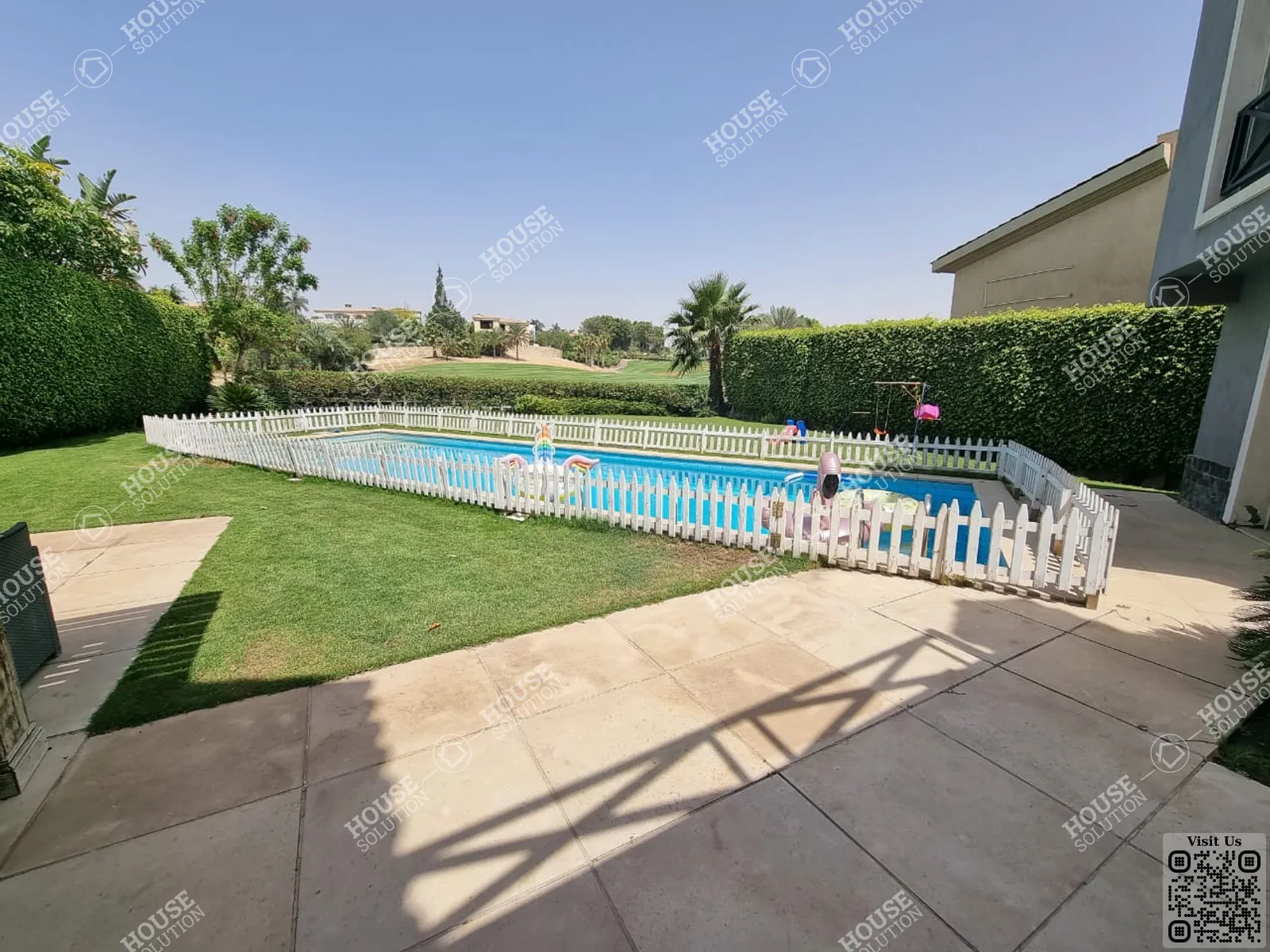 PRIVATE SWIMMING POOL  @ Villas For Rent In Katameya katameya Heights Area: 1080 m² consists of 5 Bedrooms 5 Bathrooms Semi furnished 5 stars #2568-1