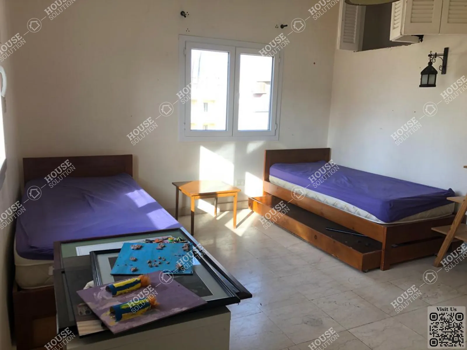 FIRST BEDROOM @ Apartments For Rent In Maadi Maadi Sarayat Area: 180 m² consists of 3 Bedrooms 2 Bathrooms Modern furnished 5 stars #2606-1