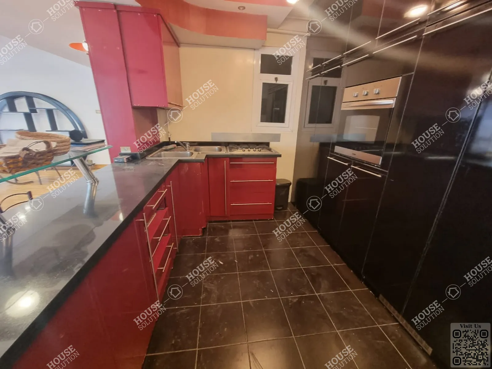 KITCHEN @ Apartments For Rent In Maadi Maadi Sarayat Area: 175 m² consists of 2 Bedrooms 2 Bathrooms Modern furnished 5 stars #2612-1