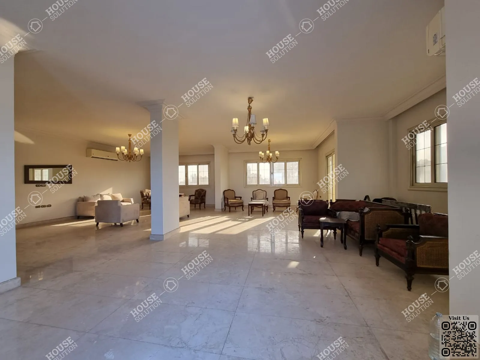 RECEPTION  @ Penthouses For Rent In Maadi Maadi Sarayat Area: 600 m² consists of 5 Bedrooms 4 Bathrooms Furnished 5 stars #2662-1