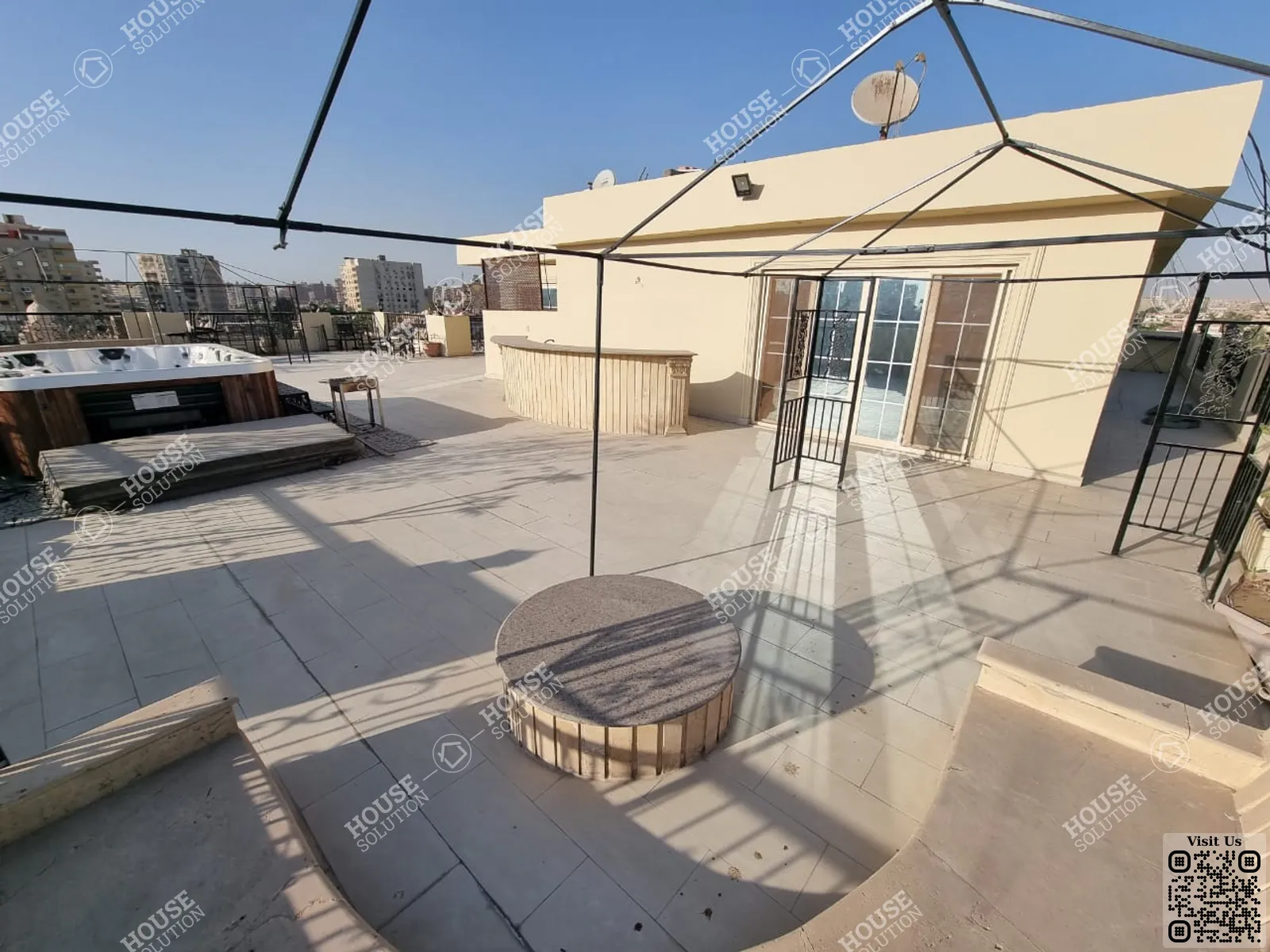 TERRACE  @ Penthouses For Rent In Maadi Maadi Sarayat Area: 600 m² consists of 5 Bedrooms 4 Bathrooms Furnished 5 stars #2662-0