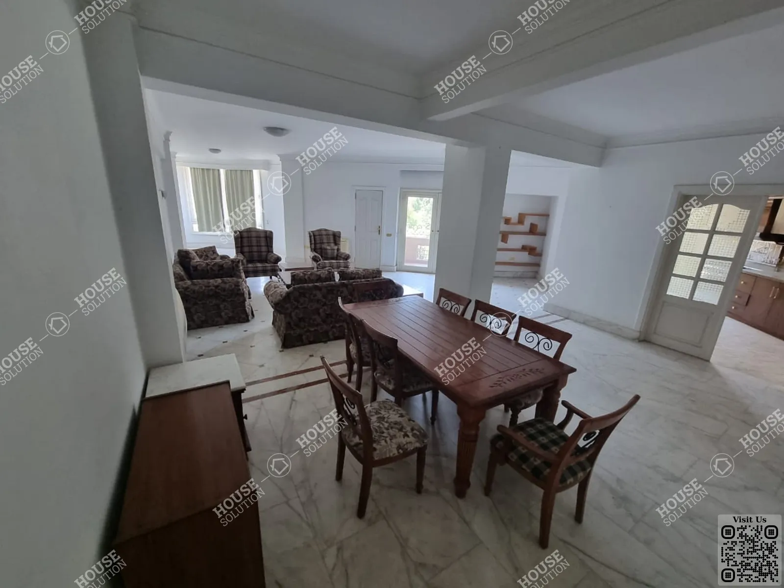 RECEPTION  @ Apartments For Rent In Maadi Maadi Sarayat Area: 350 m² consists of 4 Bedrooms 4 Bathrooms Furnished 5 stars #2737-0