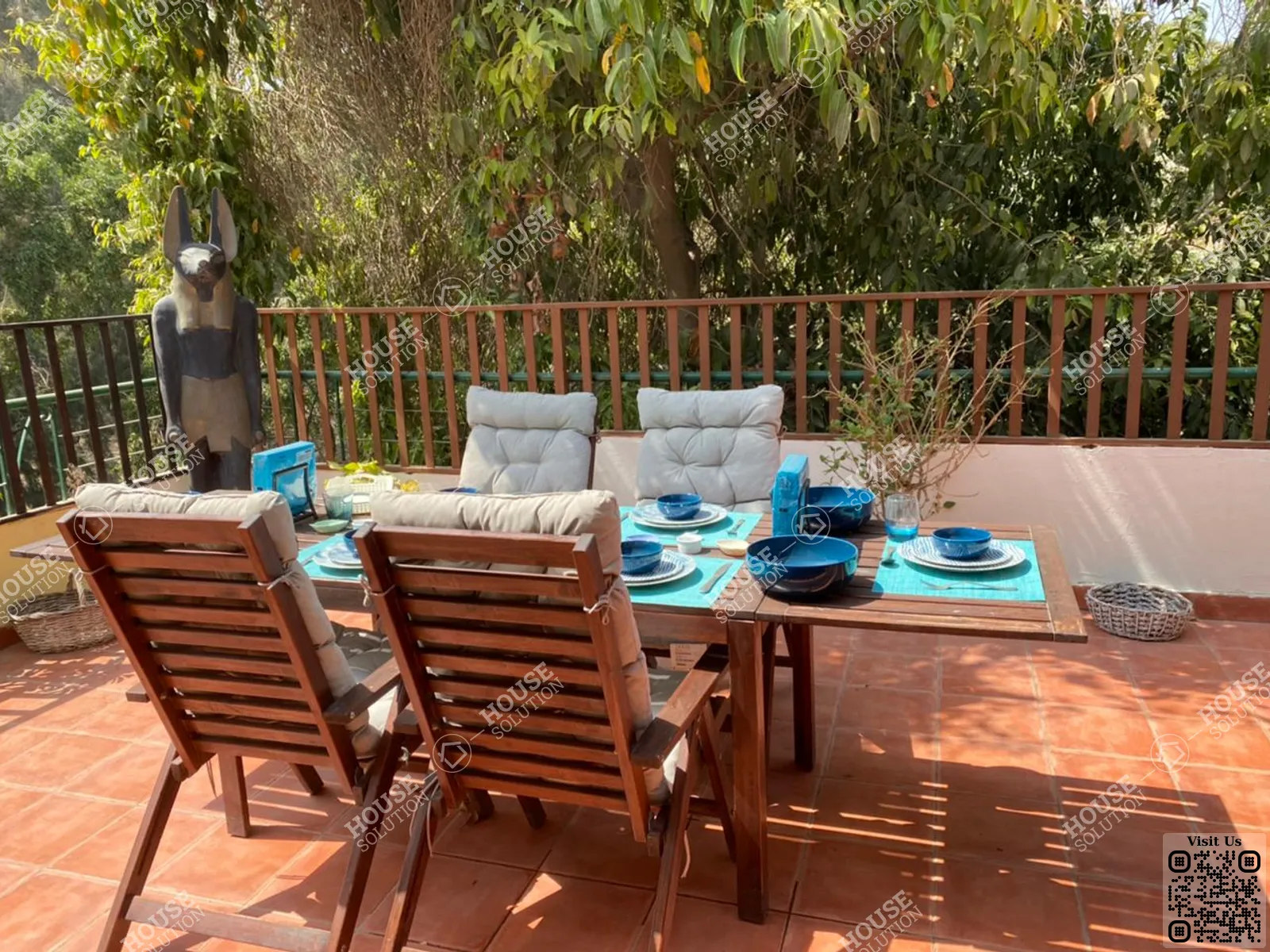 TERRACE  @ Penthouses For Rent In Maadi Maadi Sarayat Area: 180 m² consists of 2 Bedrooms 1 Bathrooms Furnished 4 stars #2748-0