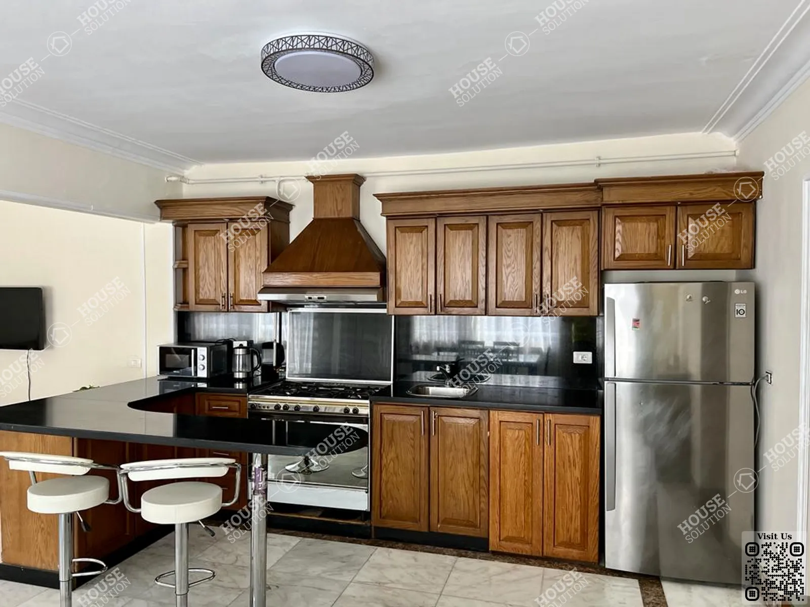 مطبخ	 @ شقق للإيجار في المعادي سرايات المعادي مساحة: 200 م² تتكون من 3 غرفة 2 حمام مفروش 5 نجوم #2752-2