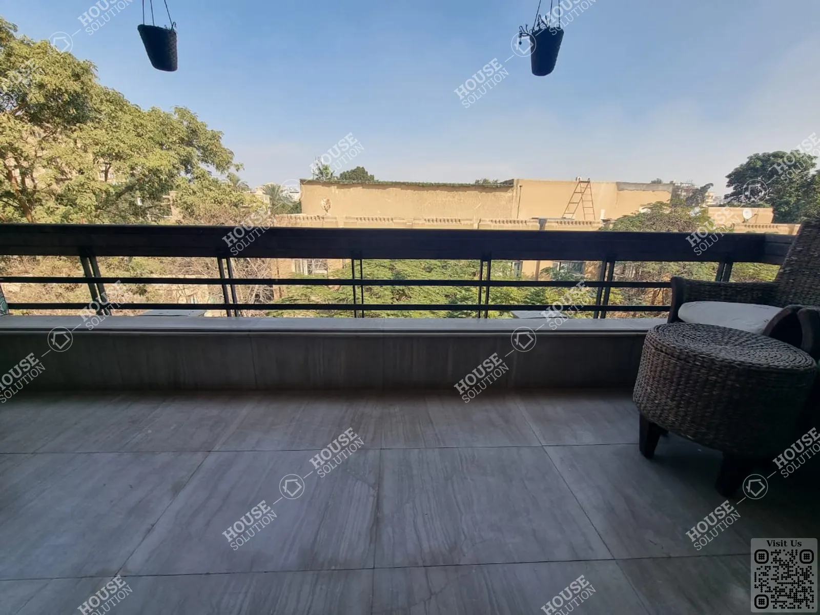 BALCONY @ Apartments For Rent In Maadi Maadi Sarayat Area: 130 m² consists of 2 Bedrooms 3 Bathrooms Modern furnished 5 stars #2891-0