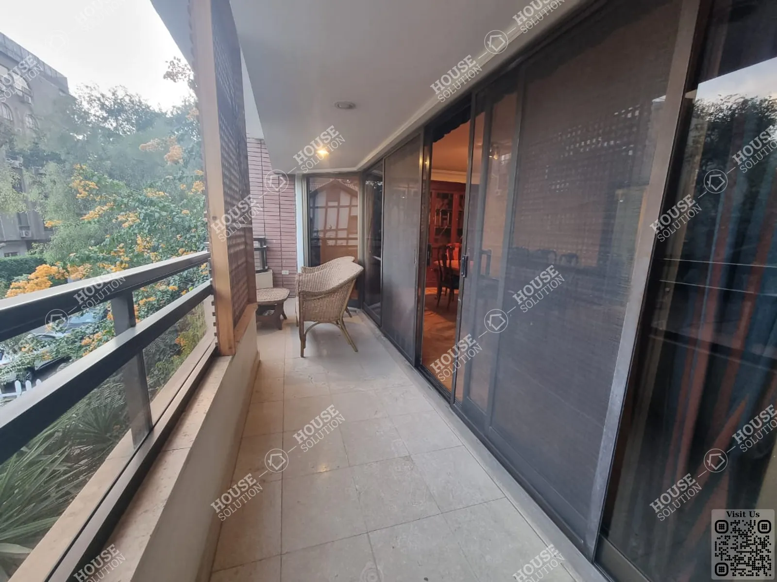 BALCONY @ Apartments For Rent In Maadi Maadi Sarayat Area: 180 m² consists of 3 Bedrooms 2 Bathrooms Furnished 5 stars #2905-2