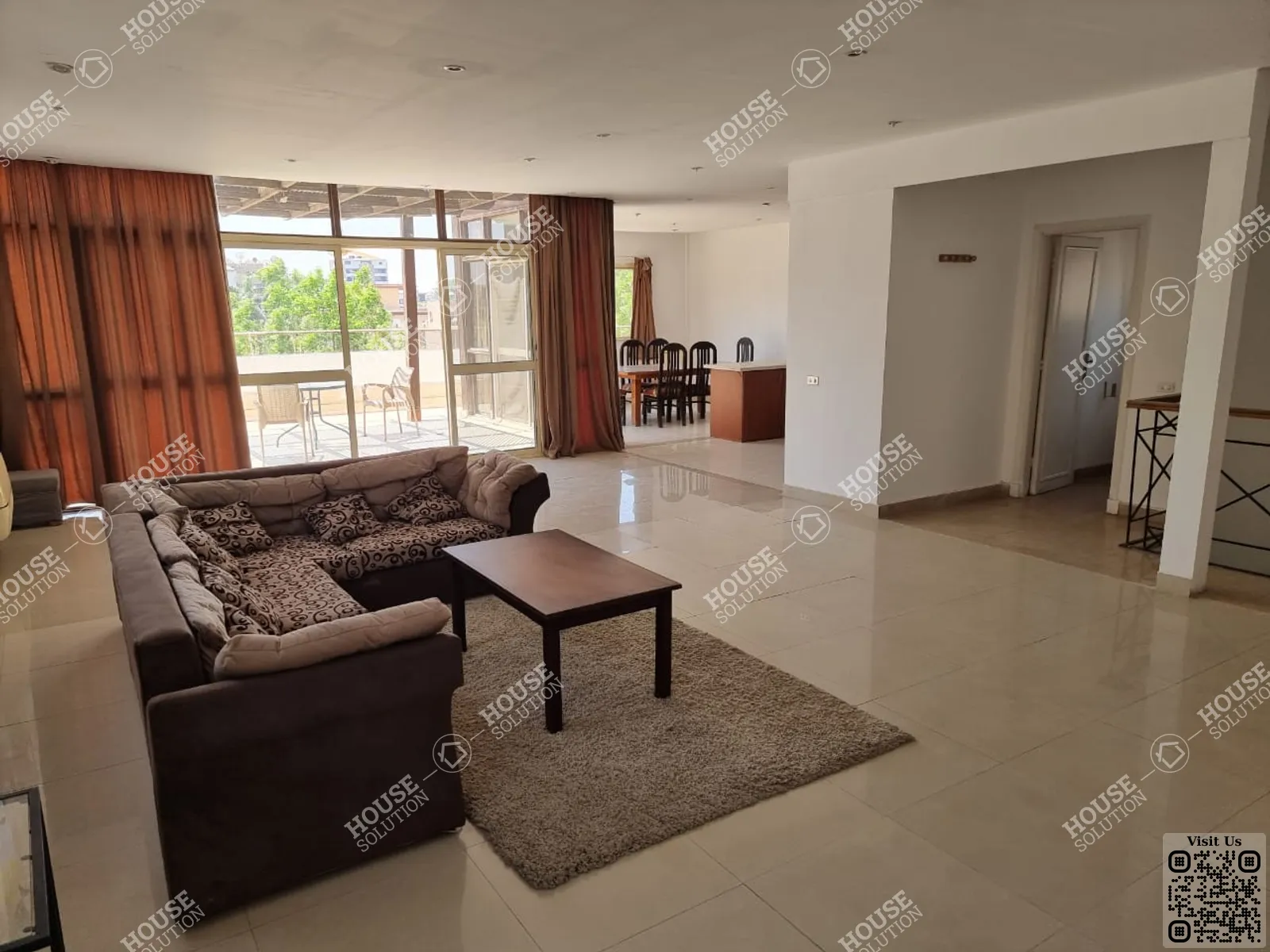 RECEPTION  @ Penthouses For Rent In Maadi Maadi Sarayat Area: 300 m² consists of 4 Bedrooms 4 Bathrooms Modern furnished 5 stars #2920-0