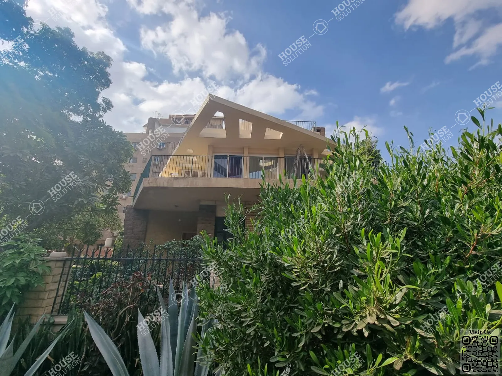 OUTSIDE VIEW  @ Villas For Rent In Maadi Maadi Degla Area: 800 m² consists of 5 Bedrooms 4 Bathrooms Furnished 5 stars #2933-0