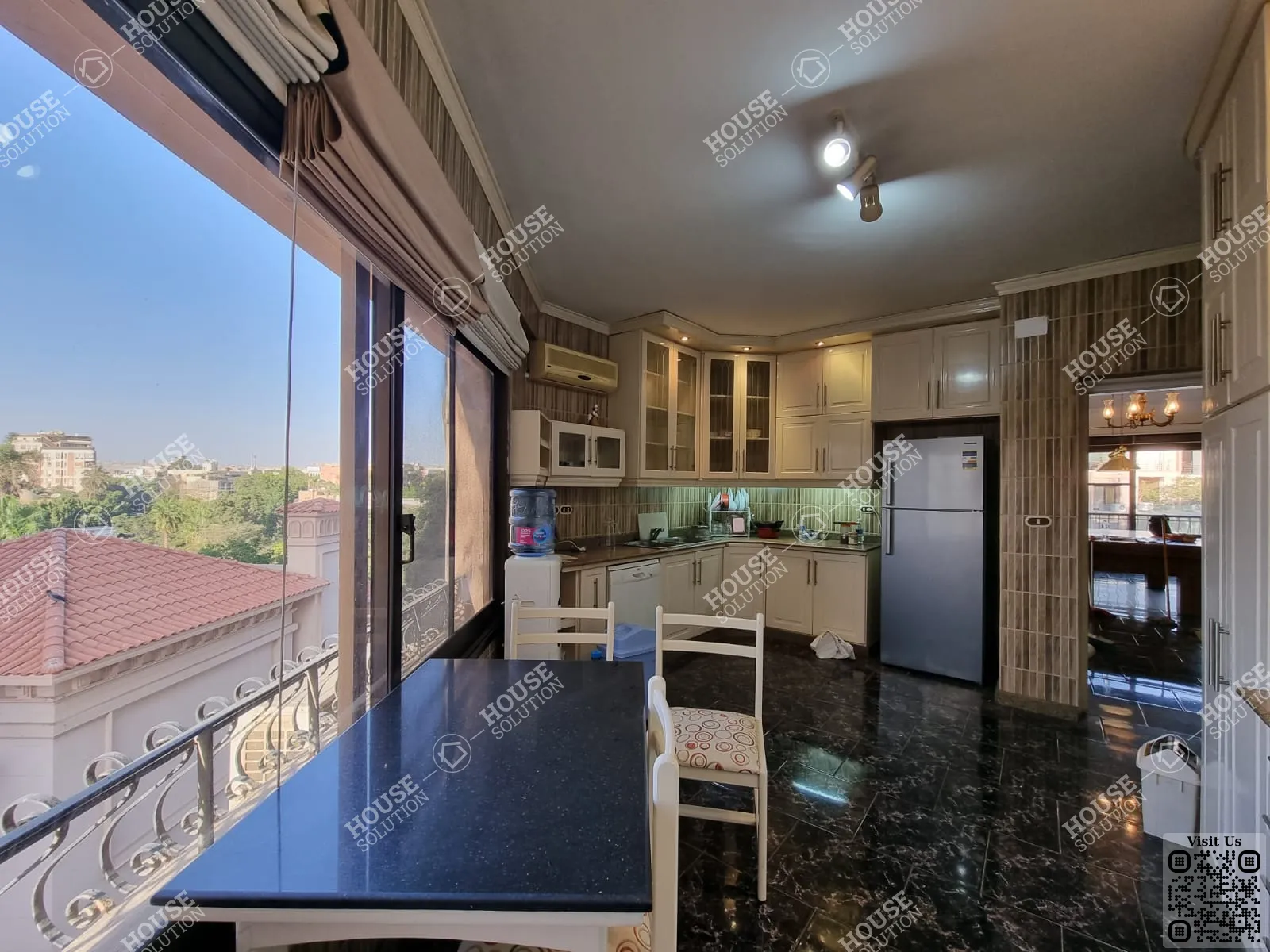 KITCHEN @ Apartments For Rent In Maadi Maadi Sarayat Area: 280 m² consists of 4 Bedrooms 3 Bathrooms Furnished 5 stars #2960-2