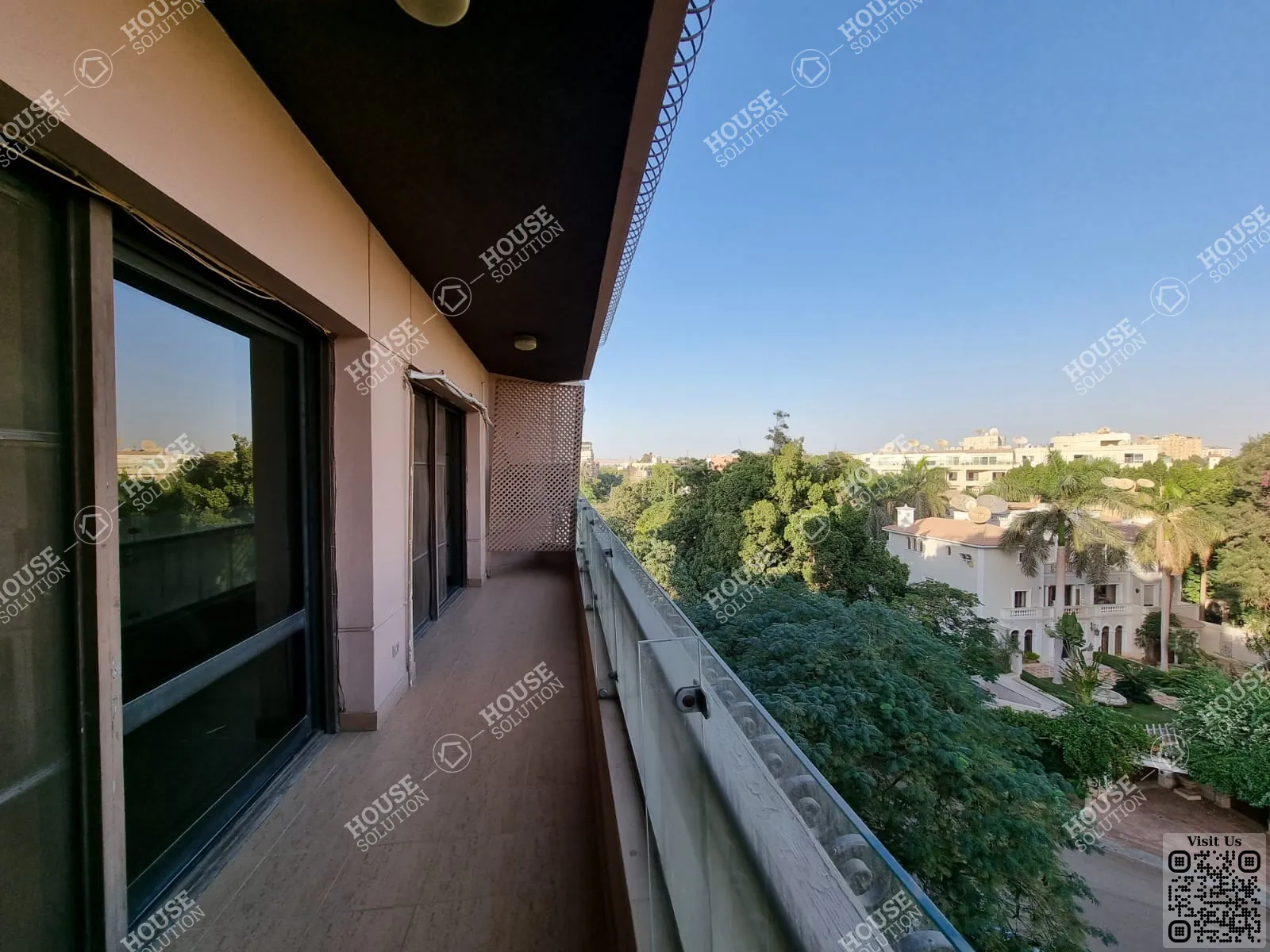 BALCONY @ Apartments For Rent In Maadi Maadi Sarayat Area: 280 m² consists of 4 Bedrooms 3 Bathrooms Furnished 5 stars #2960-1