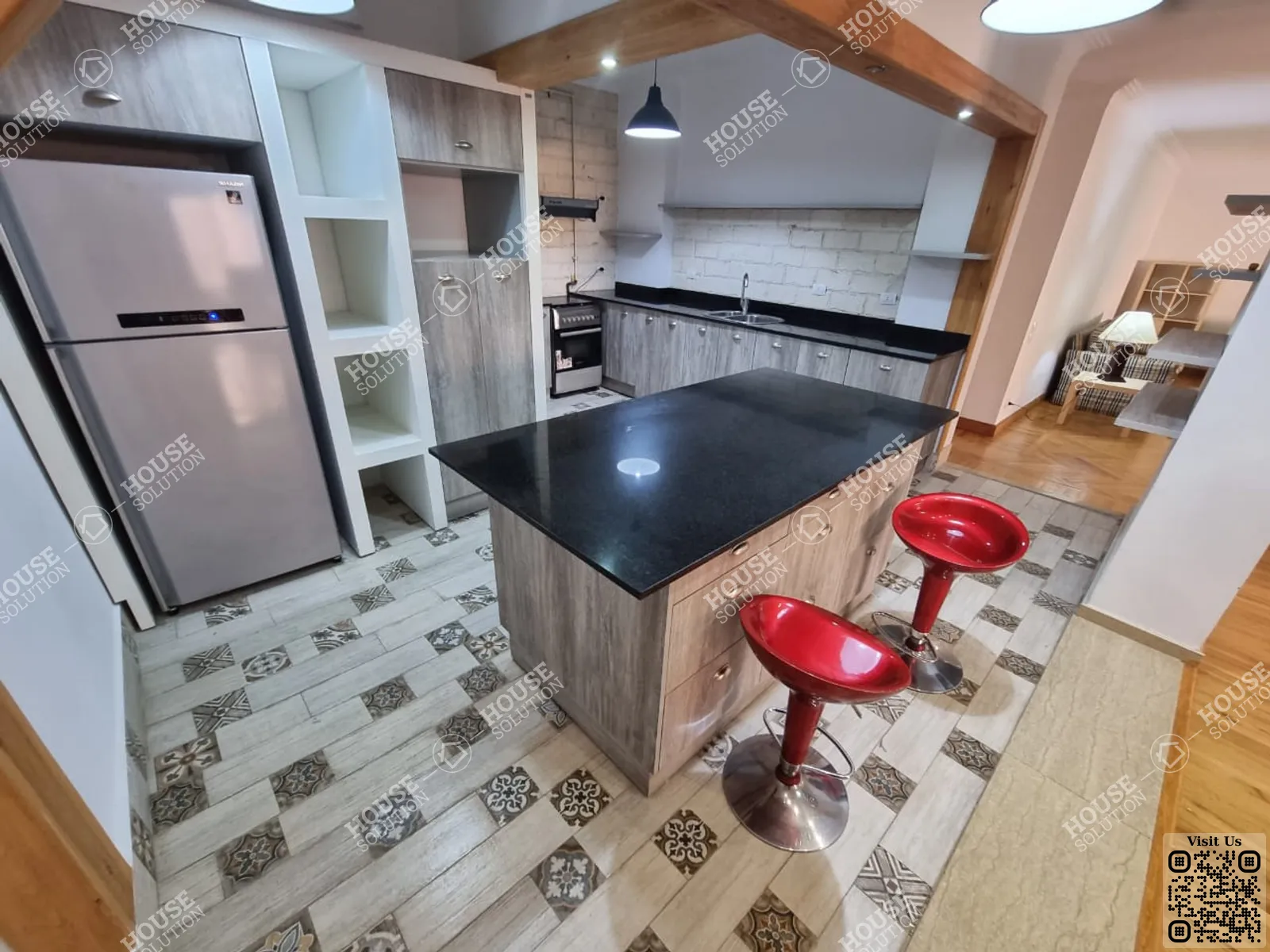 مطبخ	 @ شقق للإيجار في المعادي سرايات المعادي مساحة: 225 م² تتكون من 3 غرفة 3 حمام مفروش مودرن 5 نجوم #3041-2