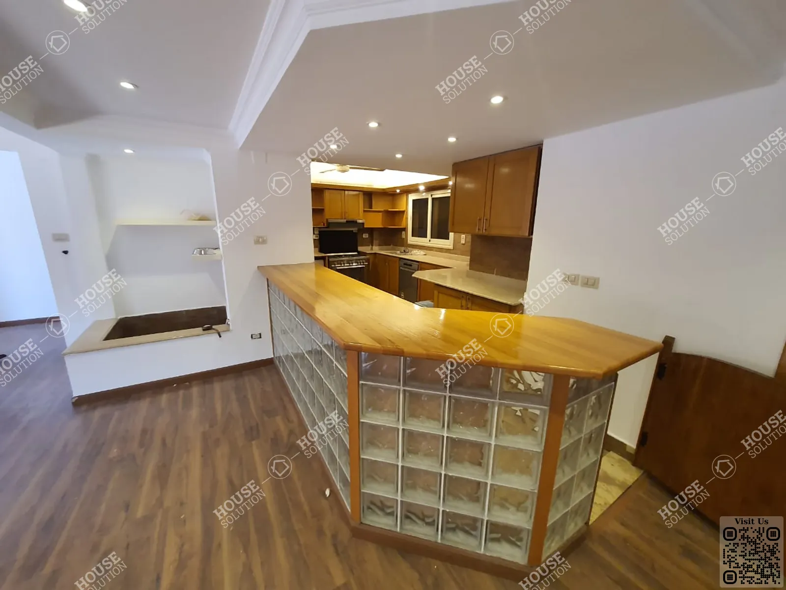 KITCHEN @ Ground Floors For Rent In Maadi Maadi Sarayat Area: 350 m² consists of 5 Bedrooms 4 Bathrooms Semi furnished 5 stars #3105-2