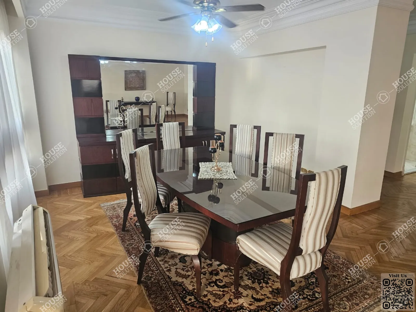 DINING AREA @ Apartments For Rent In Maadi Maadi Sarayat Area: 240 m² consists of 4 Bedrooms 4 Bathrooms Furnished 5 stars #3138-2