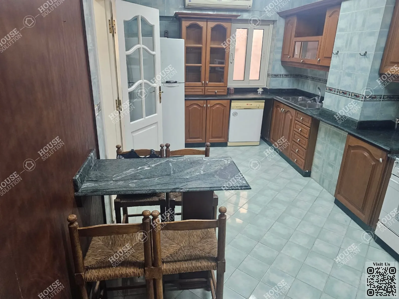 KITCHEN  @ Apartments For Rent In Maadi Maadi Sarayat Area: 240 m² consists of 4 Bedrooms 4 Bathrooms Furnished 5 stars #3138-1