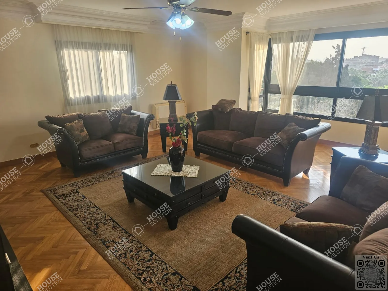 RECEPTION  @ Apartments For Rent In Maadi Maadi Sarayat Area: 240 m² consists of 4 Bedrooms 4 Bathrooms Furnished 5 stars #3138-0