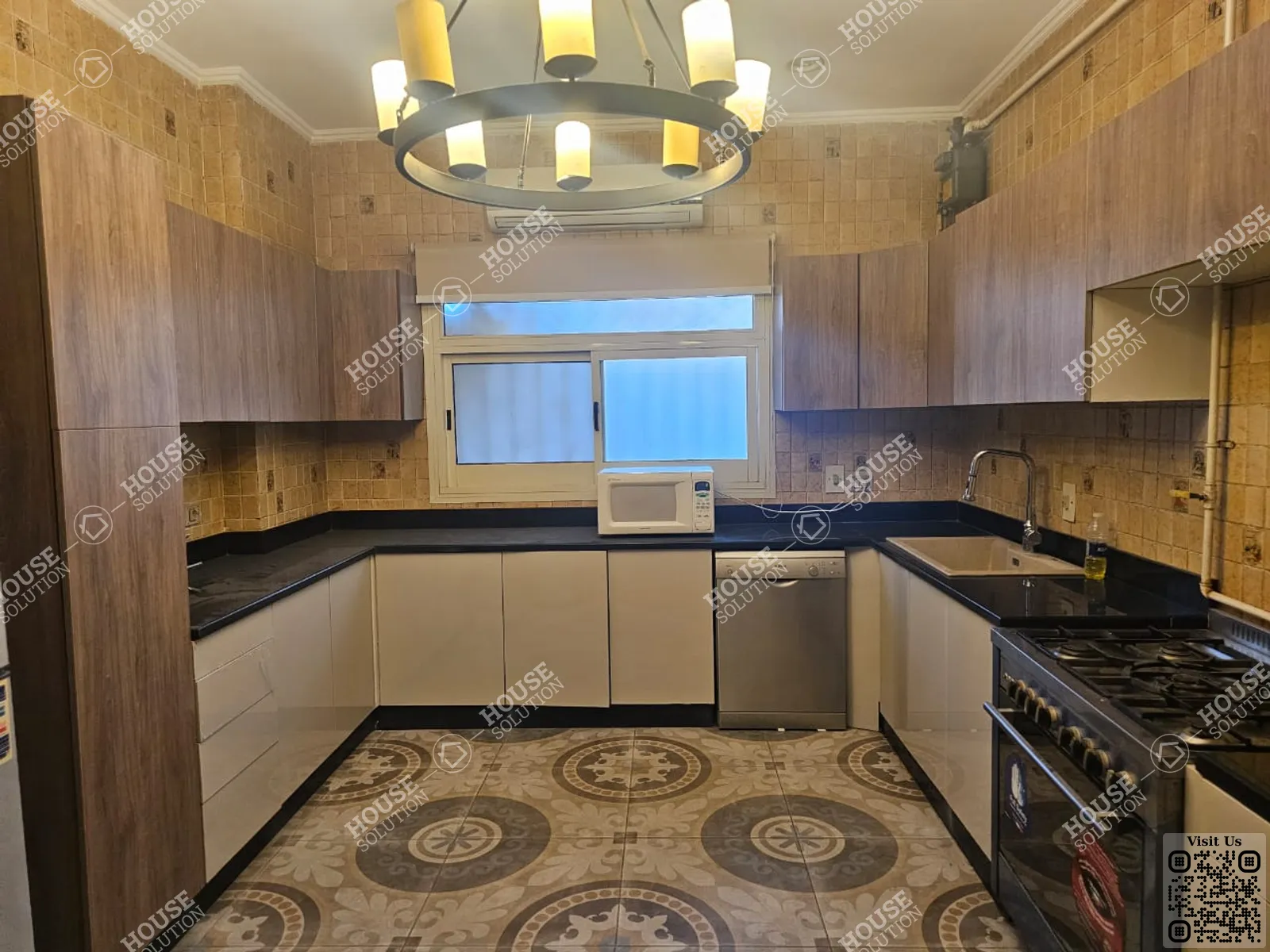 مطبخ	 @ دور ارضي للإيجار في المعادي سرايات المعادي مساحة: 400 م² تتكون من 4 غرفة 3 حمام مفروش مودرن 5 نجوم #3221-2