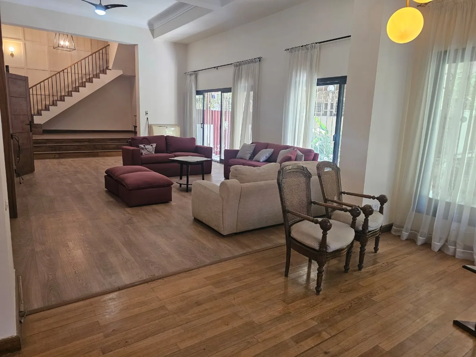Ground Floors For Sale In Maadi Maadi Sarayat Area: 400 m² consists of 4 Bedrooms 3 Bathrooms Modern furnished 5 stars #3221