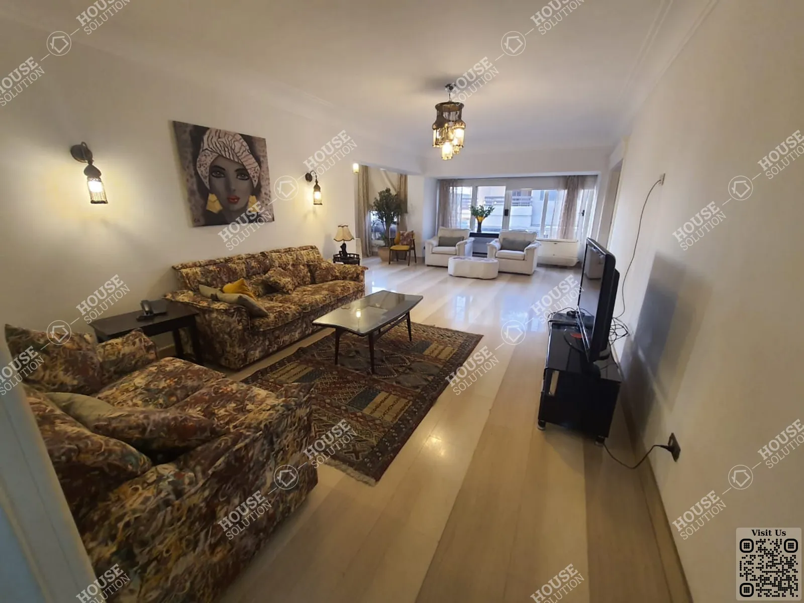 RECEPTION  @ Apartments For Rent In Maadi Maadi Degla Area: 300 m² consists of 4 Bedrooms 3 Bathrooms Modern furnished 5 stars #3245-0