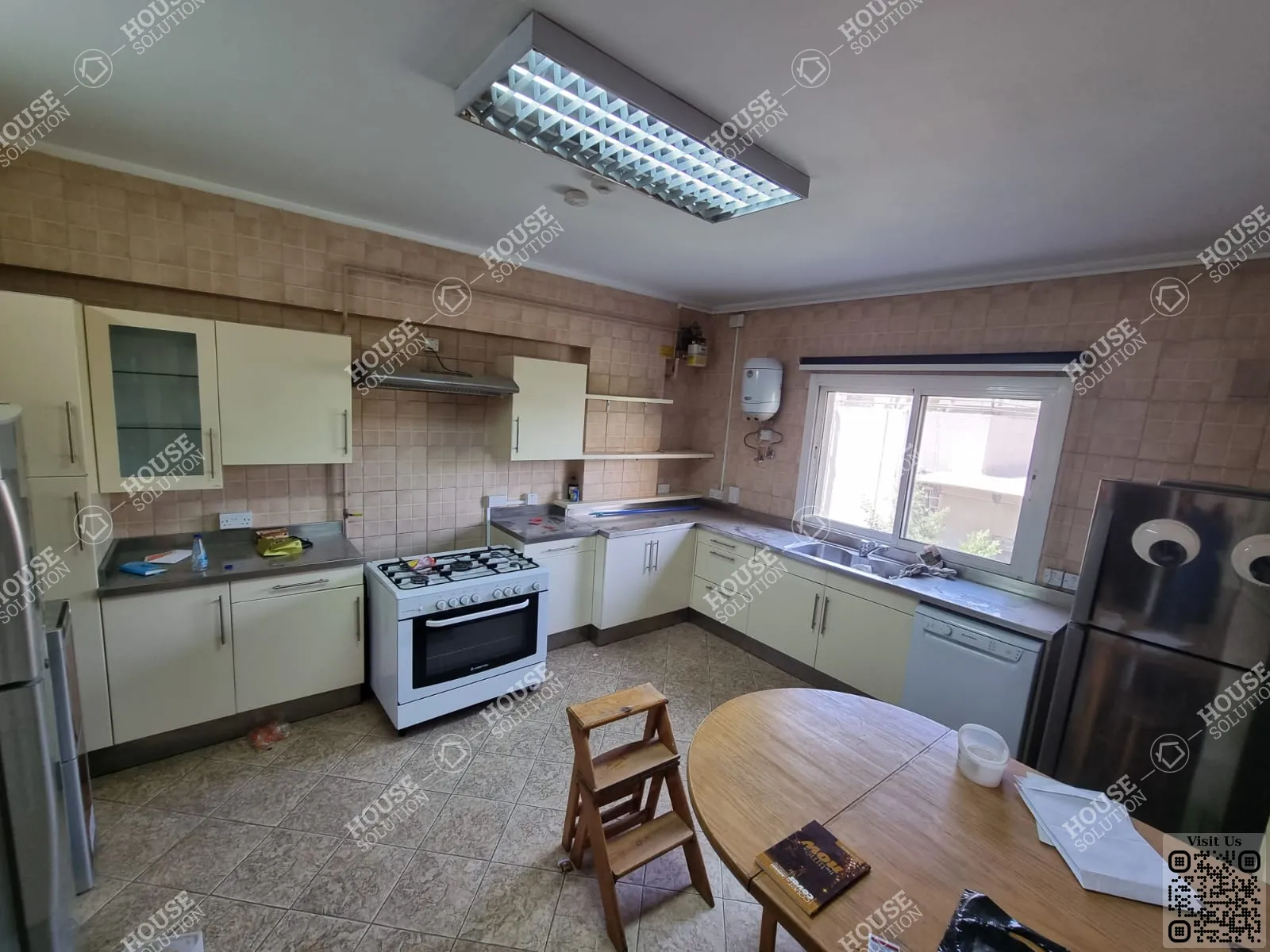 KITCHEN  @ Apartments For Rent In Maadi Maadi Sarayat Area: 230 m² consists of 4 Bedrooms 3 Bathrooms Semi furnished 5 stars #3256-2