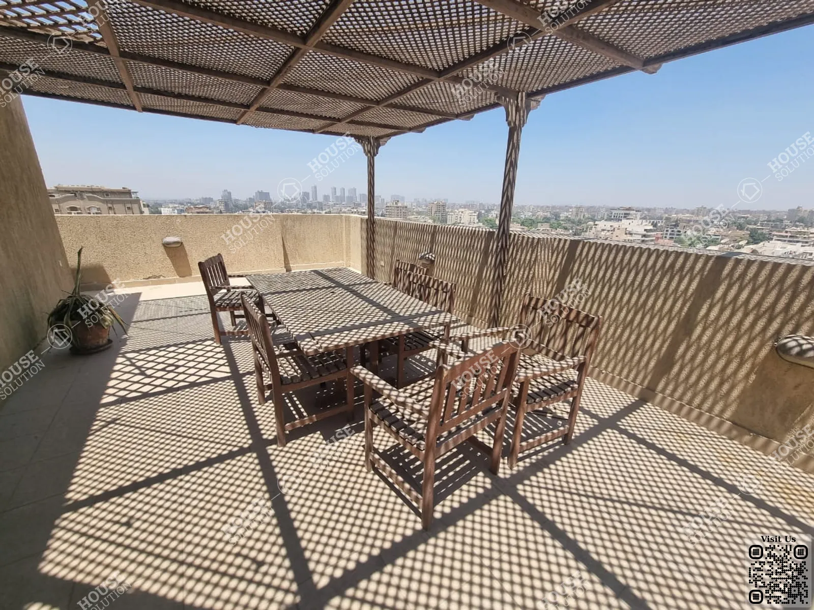 مصطبة	 @ رووف للإيجار في المعادي دجله المعادي مساحة: 180 م² تتكون من 3 غرفة 2 حمام مفروش مودرن 5 نجوم #3311-1