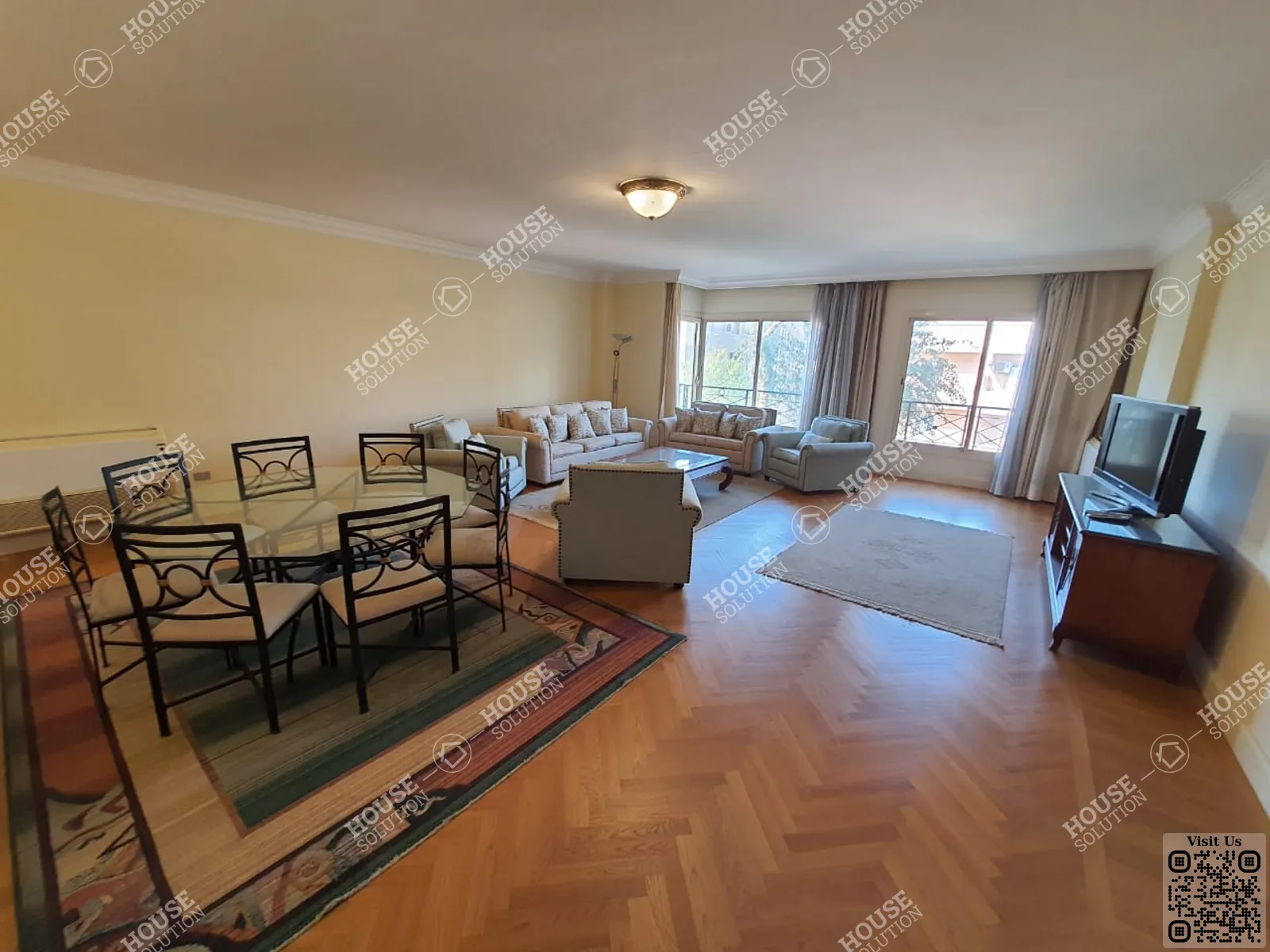 RECEPTION  @ Apartments For Rent In Maadi Maadi Sarayat Area: 320 m² consists of 4 Bedrooms 4 Bathrooms Furnished 5 stars #3319-2