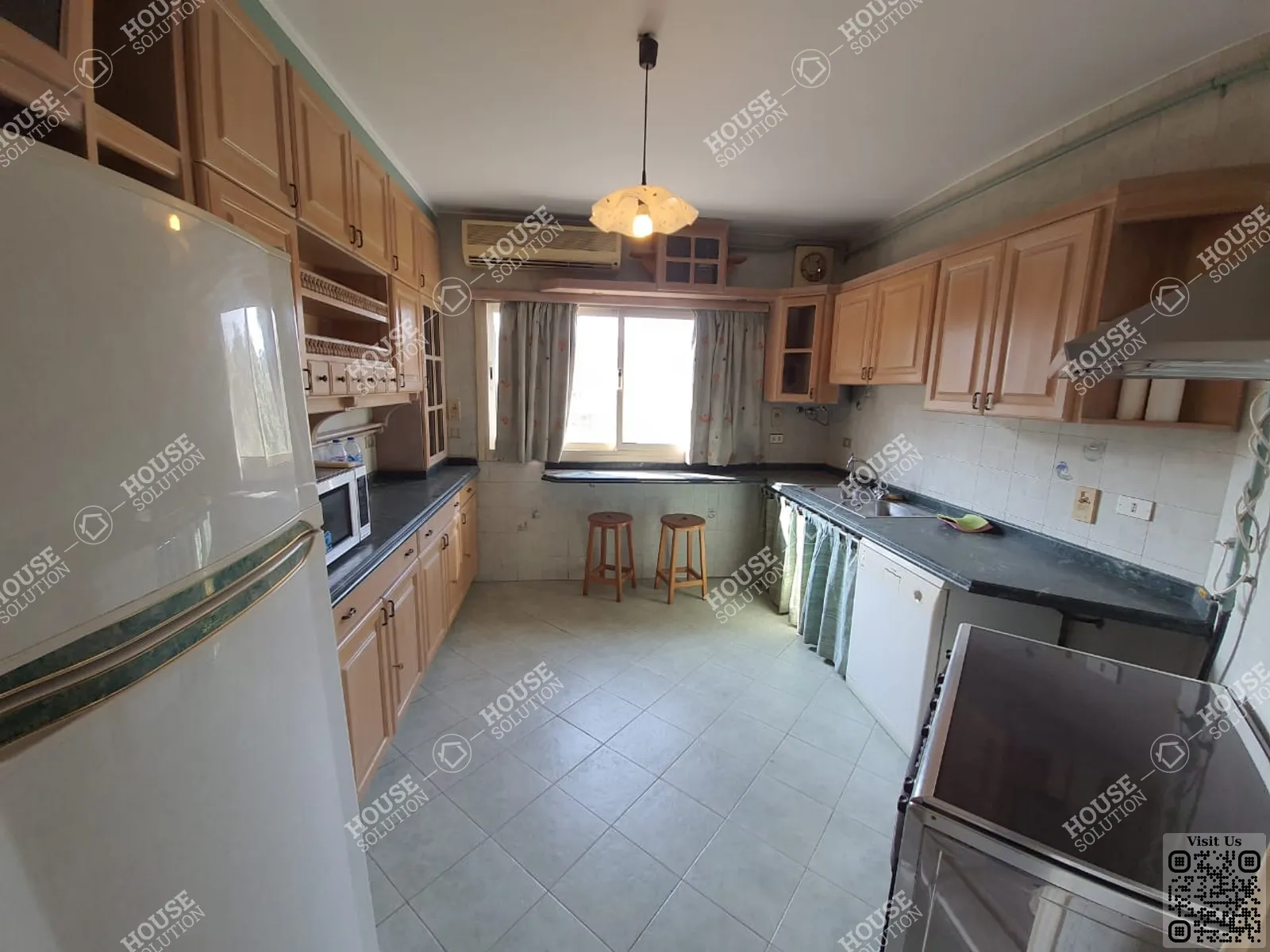 KITCHEN  @ Apartments For Rent In Maadi Maadi Sarayat Area: 320 m² consists of 4 Bedrooms 4 Bathrooms Furnished 5 stars #3319-1
