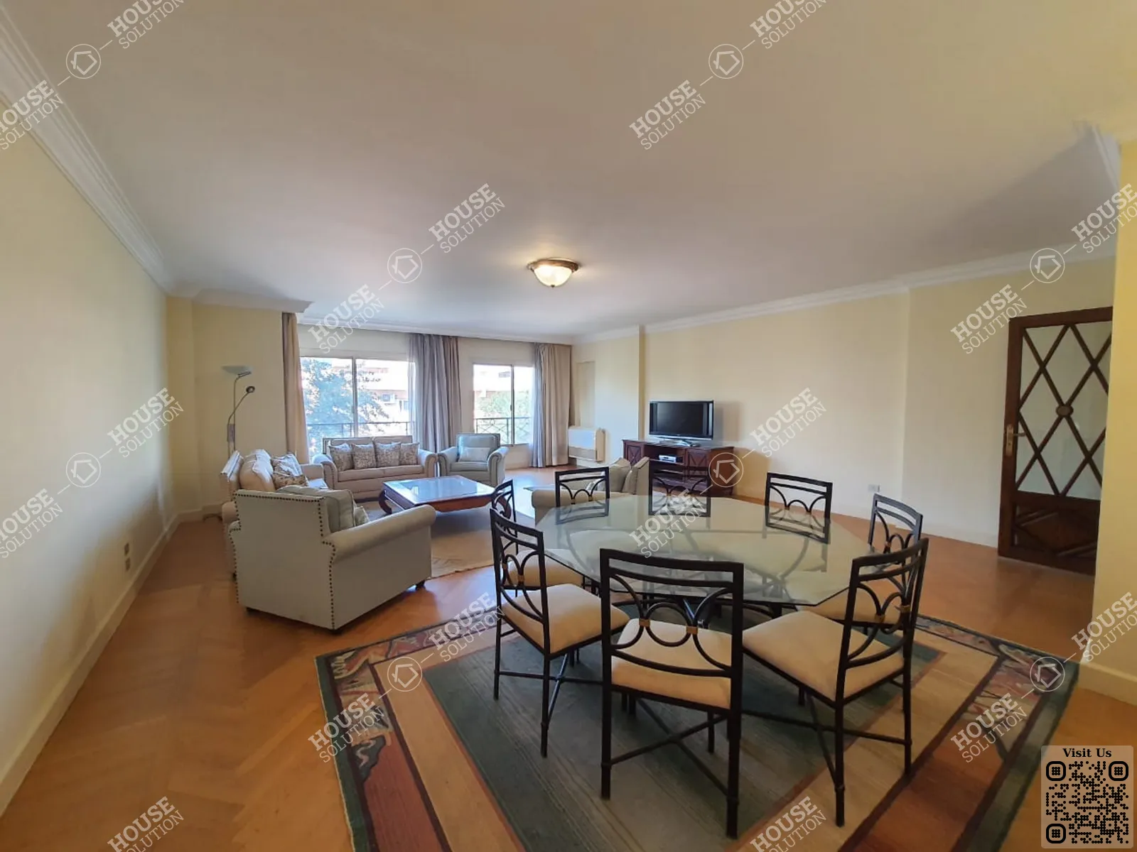 RECEPTION  @ Apartments For Rent In Maadi Maadi Sarayat Area: 320 m² consists of 4 Bedrooms 4 Bathrooms Furnished 5 stars #3319-0