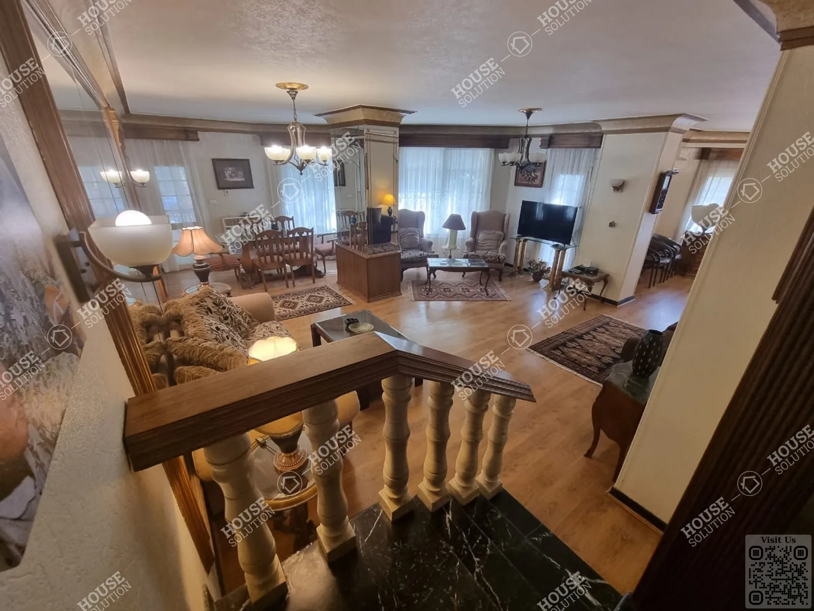 RECEPTION  @ Ground Floors For Rent In Maadi Maadi Degla Area: 320 m² consists of 3 Bedrooms 3 Bathrooms Furnished 5 stars #3360-0