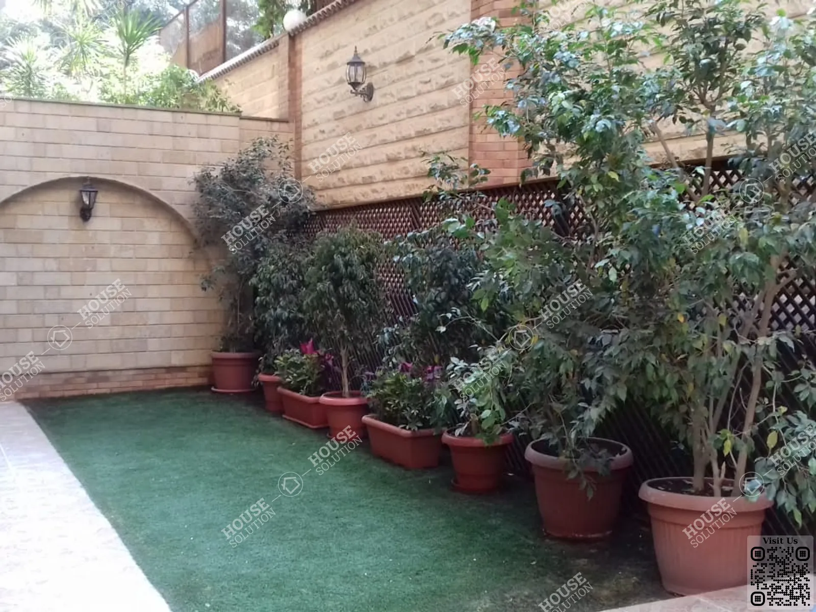 TERRACE  @ Ground Floors For Rent In Maadi Maadi Sarayat Area: 400 m² consists of 4 Bedrooms 5 Bathrooms Furnished 5 stars #3379-1