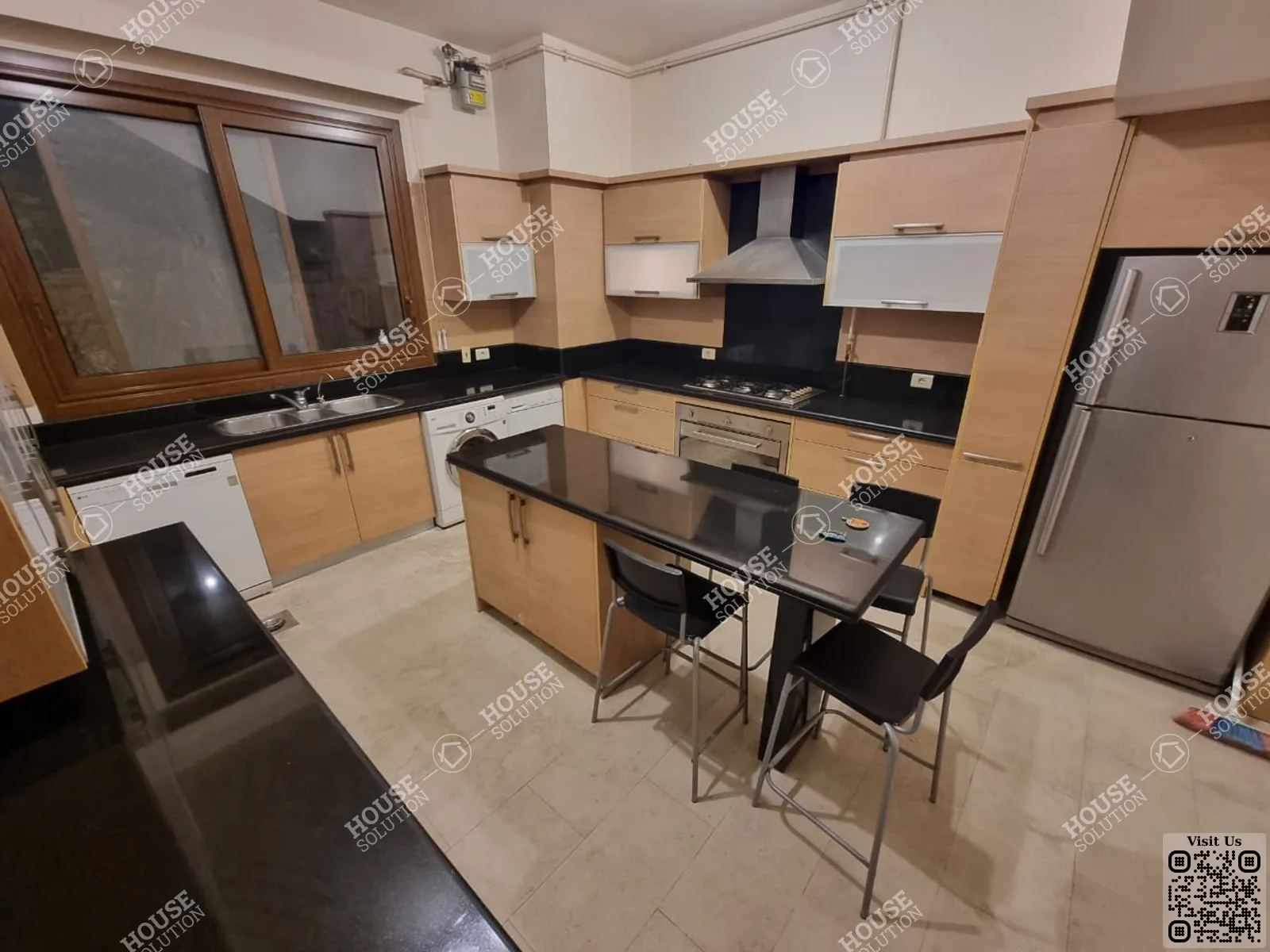 KITCHEN @ Ground Floors For Rent In Maadi Maadi Sarayat Area: 400 m² consists of 4 Bedrooms 4 Bathrooms Semi furnished 5 stars #3400-2