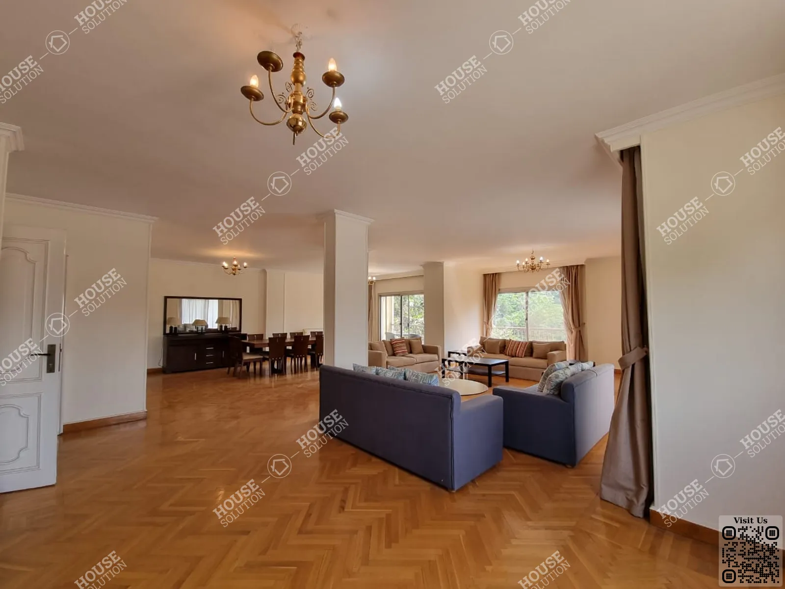 RECEPTION  @ Apartments For Rent In Maadi Maadi Sarayat Area: 300 m² consists of 4 Bedrooms 3 Bathrooms Furnished 5 stars #3404-0