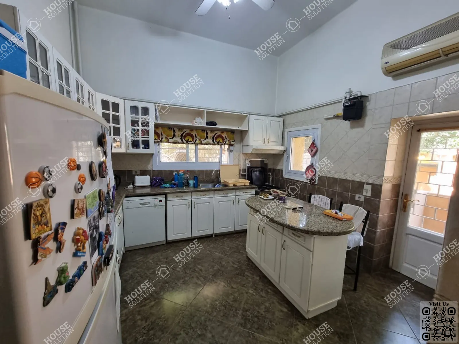 KITCHEN  @ Villas For Rent In Maadi Maadi Sarayat Area: 800 m² consists of 4 Bedrooms 4 Bathrooms Semi furnished 5 stars #3407-2