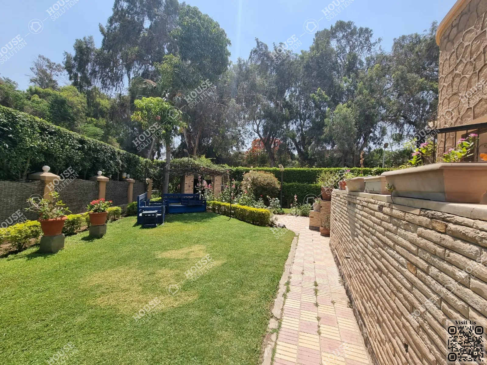 PRIVATE GARDEN  @ Villas For Rent In Maadi Maadi Sarayat Area: 800 m² consists of 4 Bedrooms 4 Bathrooms Semi furnished 5 stars #3407-1