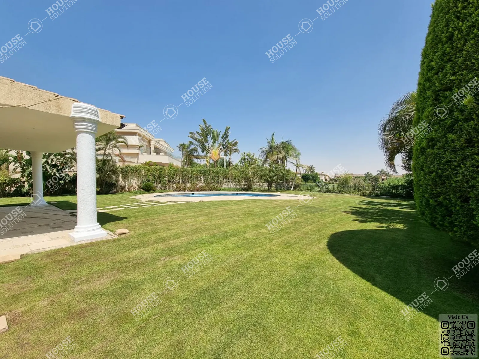 PRIVATE GARDEN  @ Villas For Rent In Katameya katameya Heights Area: 1300 m² consists of 7 Bedrooms 8 Bathrooms Semi furnished 5 stars #3426-2