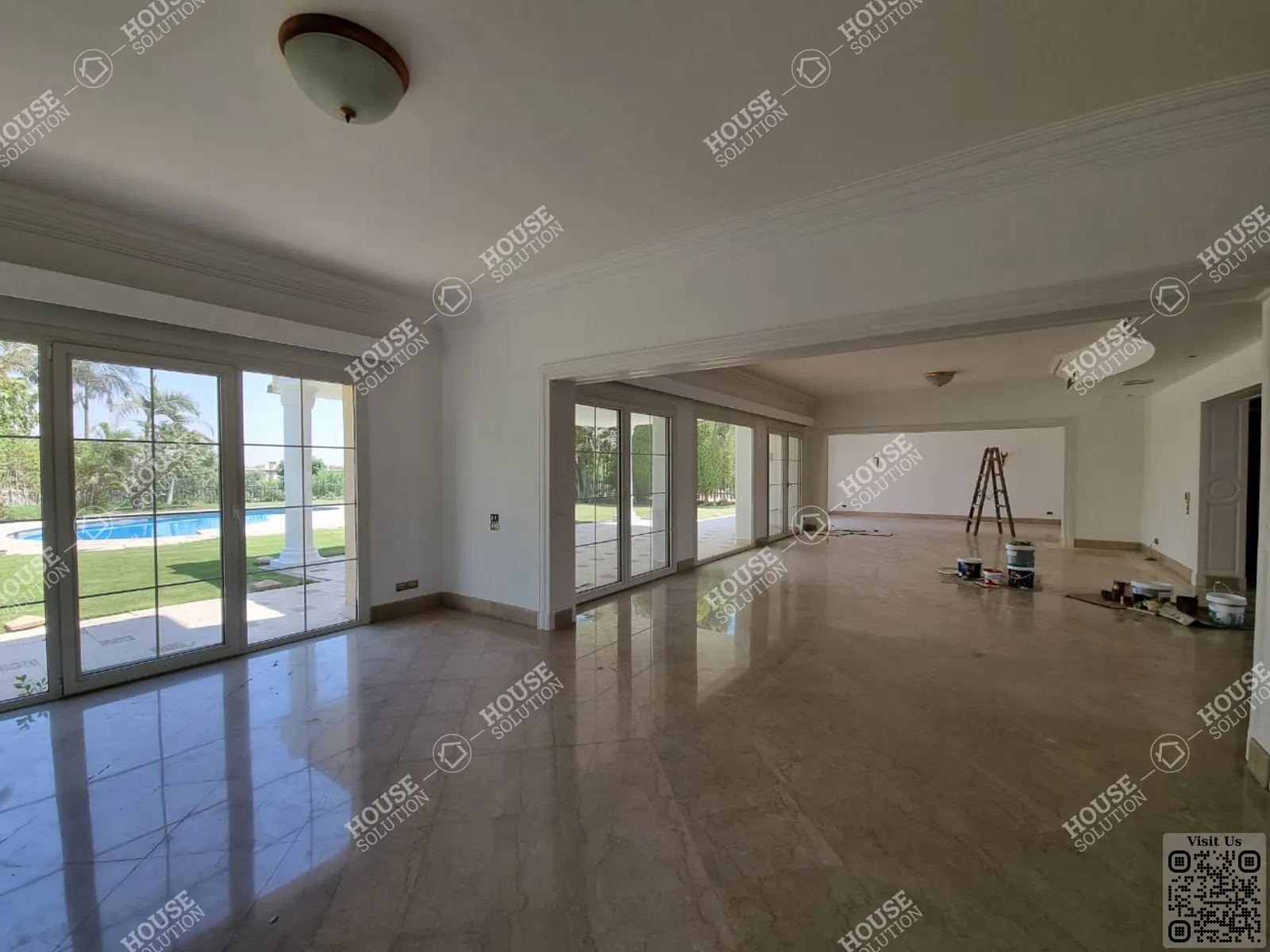 RECEPTION  @ Villas For Rent In Katameya katameya Heights Area: 1300 m² consists of 7 Bedrooms 8 Bathrooms Semi furnished 5 stars #3426-1