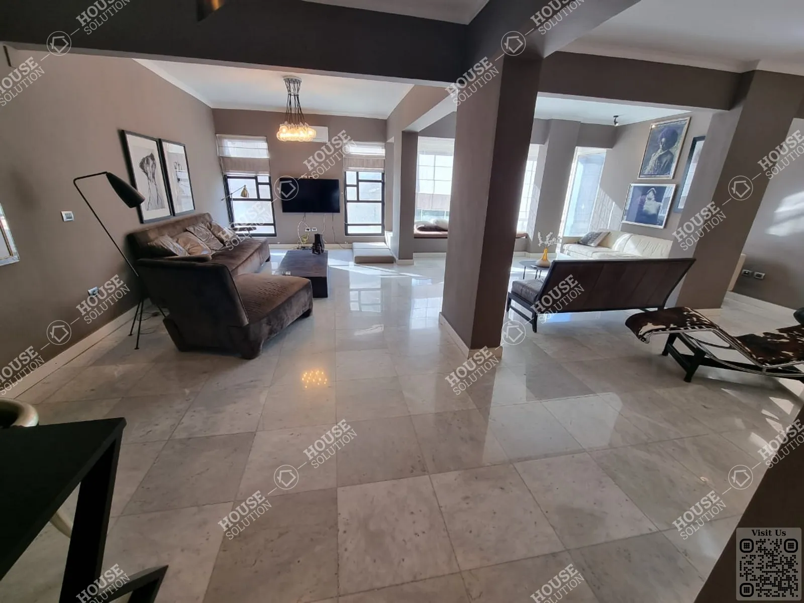 RECEPTION  @ Apartments For Rent In Maadi Maadi Degla Area: 180 m² consists of 3 Bedrooms 3 Bathrooms Modern furnished 5 stars #3428-0