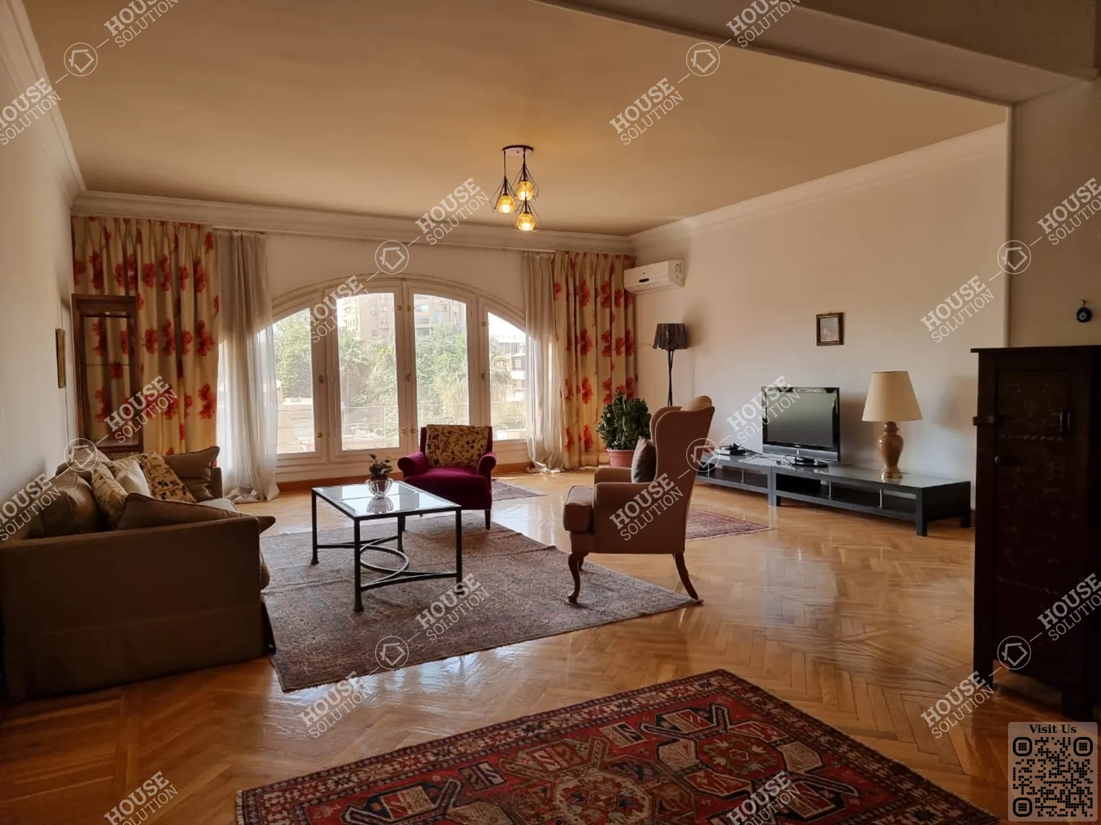 RECEPTION @ Apartments For Rent In Maadi Maadi Sarayat Area: 220 m² consists of 3 Bedrooms 2 Bathrooms Modern furnished 5 stars #3494-0