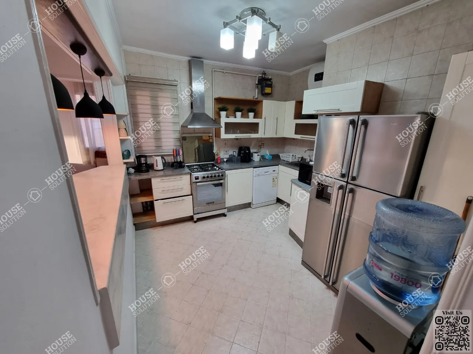 KITCHEN  @ Apartments For Rent In Maadi Maadi Degla Area: 320 m² consists of 3 Bedrooms 2 Bathrooms Modern furnished 5 stars #3498-2