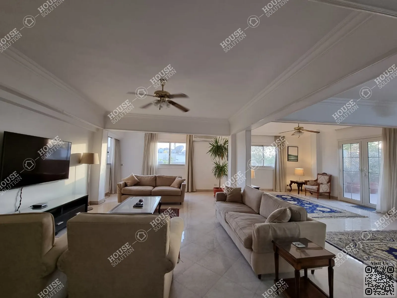 RECEPTION  @ Apartments For Rent In Maadi Maadi Degla Area: 320 m² consists of 3 Bedrooms 2 Bathrooms Modern furnished 5 stars #3498-1