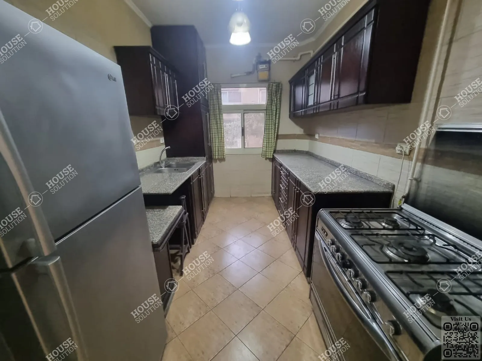 KITCHEN @ Apartments For Rent In Maadi Maadi Sarayat Area: 160 m² consists of 3 Bedrooms 2 Bathrooms Furnished 5 stars #3584-1