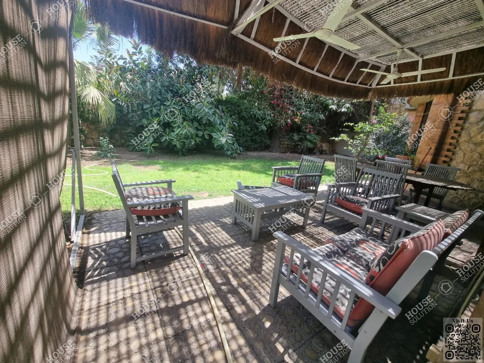 TERRACE  @ Villas For Rent In Maadi Maadi Sarayat Area: 1050 m² consists of 5 Bedrooms 4 Bathrooms Semi furnished 5 stars #3589-2